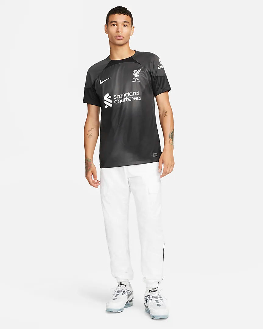 Áo bóng đá tay ngắn Nike Dri-FIT cho nam DJ7681-061 ( Thủ môn sân vận động Liverpool FC 2022/23)