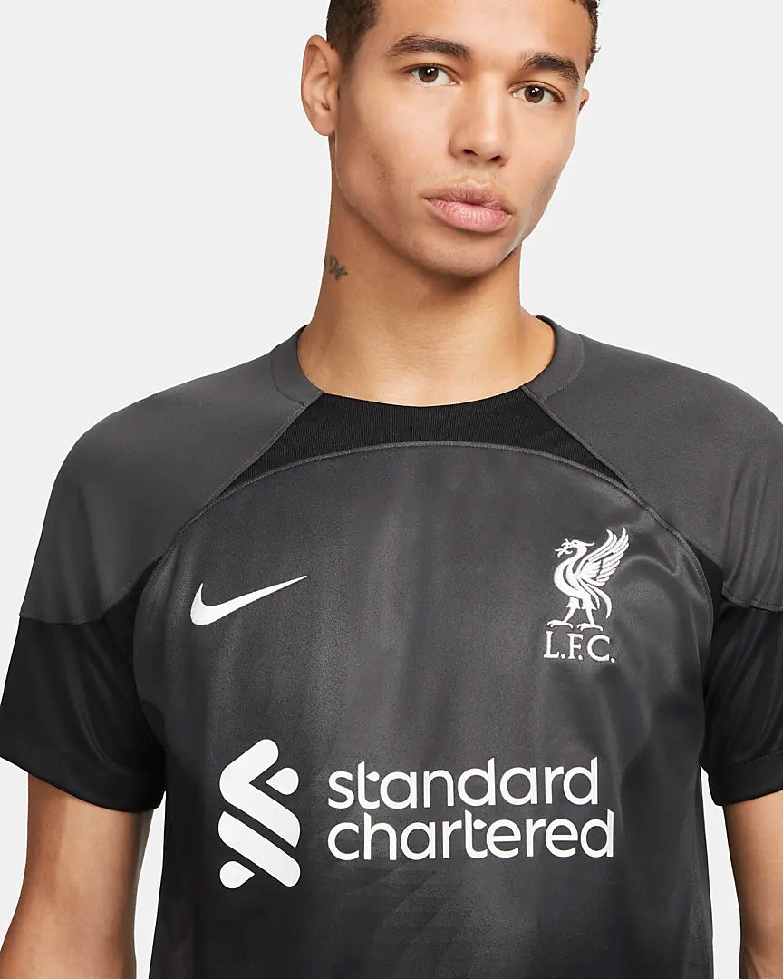 Áo bóng đá tay ngắn Nike Dri-FIT cho nam DJ7681-061 ( Thủ môn sân vận động Liverpool FC 2022/23)