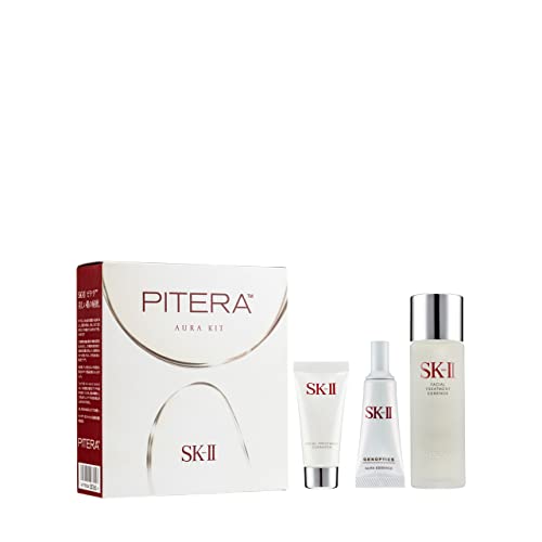 SK-II Pitera Aura Kit (Tinh chất điều trị 75mL + Tinh chất genoptics Aura 10mL + Sữa rửa mặt 20g)