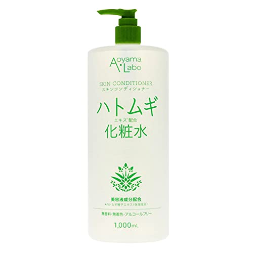 [Thương hiệu giới hạn của Amazon] Kem dưỡng da công thức chiết xuất Aoyama Labo Hatomugi 1000ml Dưỡng ẩm chăm sóc da nội địa dung tích lớn