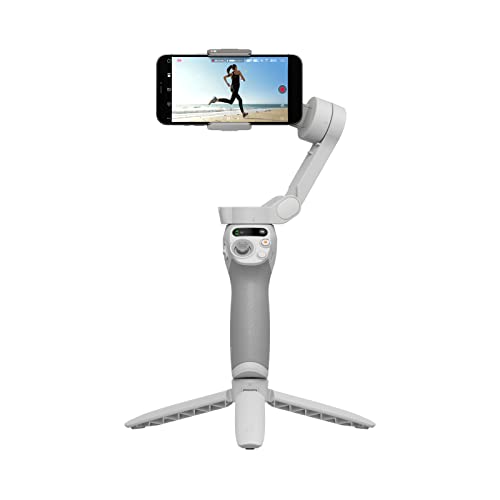 Gimbal thông minh, gimbal điện thoại thông minh 3 trục, di động & có thể gập lại, gimbal cho Android và iPhone với chức năng ShotGuides, gimbal cho điện thoại thông minh với ActiveTrack 5.0