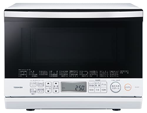 Lò nướng hơi Toshiba dạng vòm đá 26L ER-VD70(W) mặt phẳng màu trắng lớn