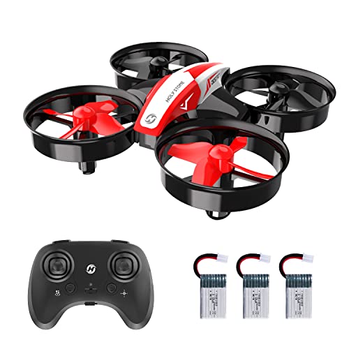 Flycam Máy bay không người lái Holy Stone, Dưới 100g, Máy bay không người lái mini, Dành cho trẻ em, Sử dụng trong nhà, Bao gồm 3 pin, Thời gian bay tối đa 21 phút, Giữ độ cao, Chế độ không đầu, Chế độ lật