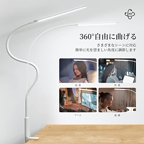 Đèn bàn LED, xoay 360 °, Dễ nhìn, Điều chỉnh độ sáng vô cấp, Đèn đứng màu có thể điều chỉnh, Điều khiển cảm ứng và Điều khiển từ xa, Chức năng hẹn giờ, Chức năng bộ nhớ, Làm việc trên PC, Làm việc, Học tập, Đọc sách