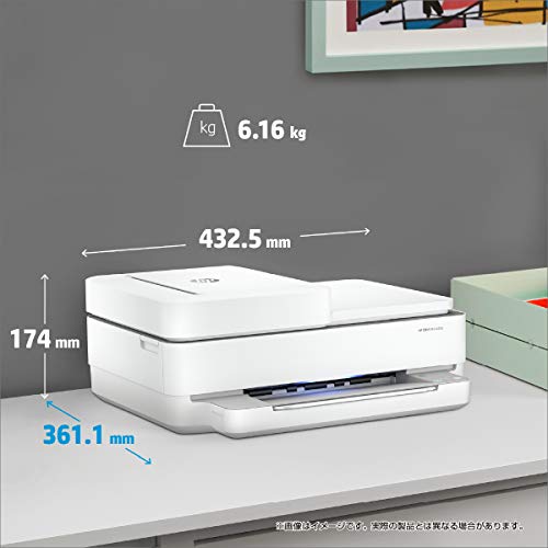 Máy in HP A4 Inkjet Composite ENVY Pro 6420 với ADF Trắng In điện thoại thông minh Wi-Fi Tương thích In hai mặt tự động Telework Trạng thái phát sáng Đèn chiếu sáng Tác vụ thông minh (Số mô hình: 6WD16A # ABJ)