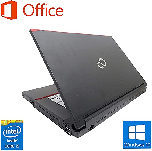 [Độc quyền của Amazon.co.jp] Máy tính xách tay Fujitsu A573 / Bao gồm pin / Loại 15.6 / MS Office 2019 / Win 10 / Core i3-3120M / HDMI / WIFI / DVD / 4GB / (Đã tân trang) (SSD 512GB)