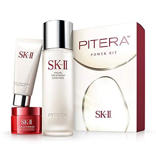 SK-II Pitera Power Kit (Tinh chất điều trị 75mL + RNA Milky Lotion 15g + Sữa rửa mặt 20g)