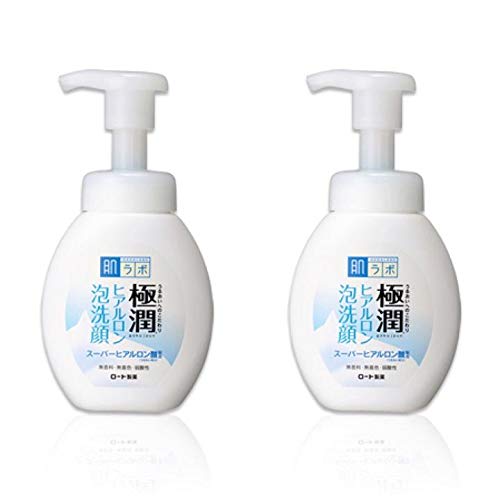 ROHTO- SRM tạo bọt dưỡng ẩm Hadalabo HA (160ml)×２