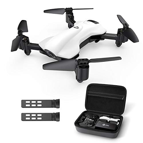 Flycam Máy bay không người lái có máy ảnh GPS Holy Stone ngoài trời Được trang bị máy ảnh 2K Có thể gập lại Thời gian bay 30 phút Bao gồm hộp lưu trữ Nhỏ 2 pin Chế độ theo tôi Chế độ điểm tham chiếu Chế độ giữ độ cao 1/2