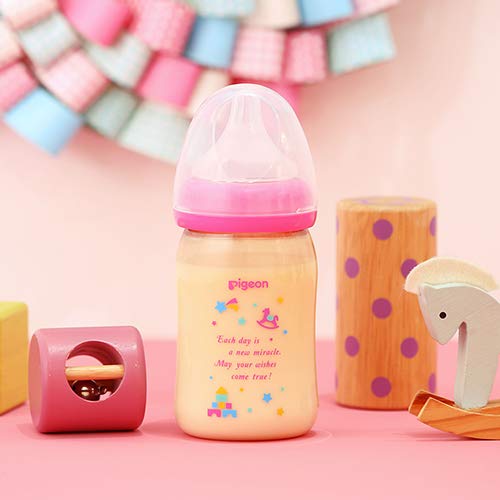 [Nhựa 160ml] Pigeon Pigeon Hộp Đồ Chơi Bình Sữa Cho Bé bú mẹ Mẫu Hộp Từ 0 Tháng Bình sữa hỗ trợ bé bú mẹ một cách đáng tin cậy