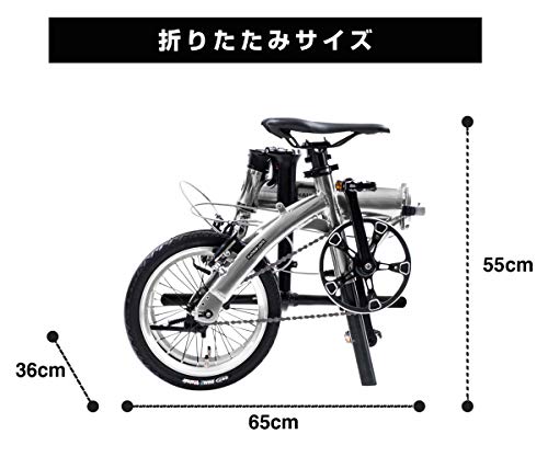 Siêu nhẹ 6.8kg Xe đạp gấp 14 inch màu trắng khung nhôm siêu nhỏ gọn dòng LIGHT bánh xích hạng nhẹ nhất 47T / freewheel 11T tháo rời nhanh thiết bị đạp nhôm 11285-1299