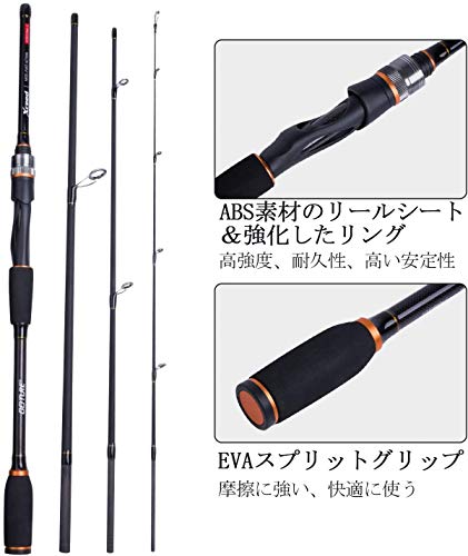 Cần câu Goture Egging Rod Seabass Fuji Guide Thanh kéo sợi nhỏ gọn 3.0m M