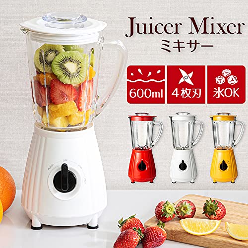 Máy xay sinh tố Iris Plaza, xay đá xay, ép trái cây công suất lớn, làm đồ uống đông lạnh Shake White PFJM-600-W