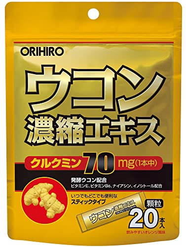 Bột nghệ giải rượu Orihiro (Hộp 20 gói x 1.5g)