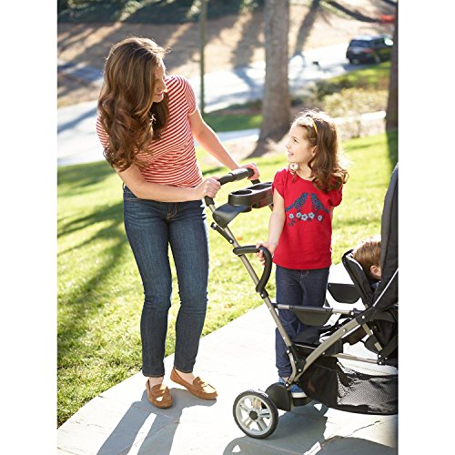 Graco Double Stroller Room for Two (Phòng cho 2 người) Gotham BK [Trang bị khay dành cho cha mẹ & giỏ dưới & khay trẻ em] 2053963