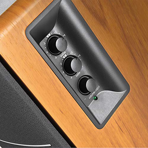 Edifier R1280DBs Cặp loa Bookshelf 2 chiều Bluetooth 5.0 mới nhất - loa vi tính - Loa màn hình phòng thu không dây dành cho máy tính để bàn - Đầu vào quang 42W RMS (có đầu ra loa siêu trầm) - Gỗ