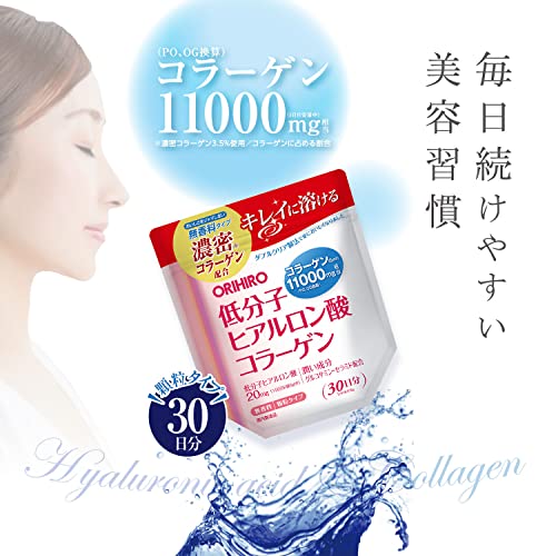 ORIHIRO- Bột bổ sung Collagen và Hyaluronic 180g