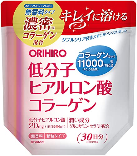 ORIHIRO- Bột bổ sung Collagen và Hyaluronic 180g