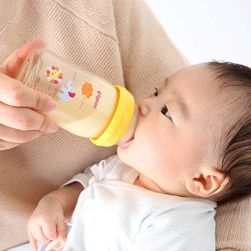 [Nhựa 160ml] Bình sữa Pigeon cho bé bú bình hình thú từ 0 tháng Bình sữa hỗ trợ bé bú mẹ một cách đáng tin cậy