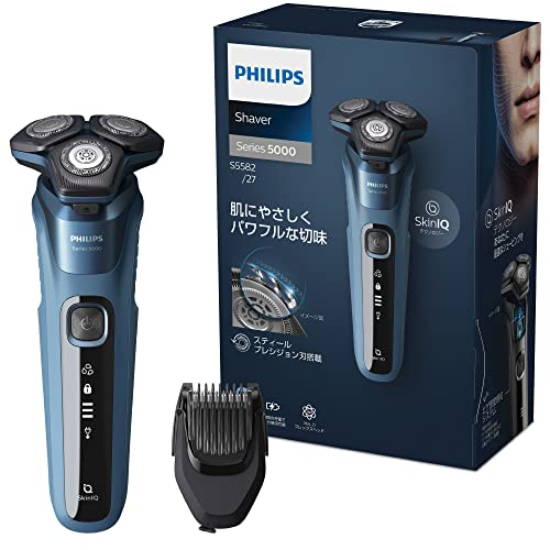 [Amazon.co.jp Limited] Máy cạo râu Philips 5000 Series điện 45 lưỡi Cạo phù hợp cá nhân / Công nghệ IQ về da S5582 / 27