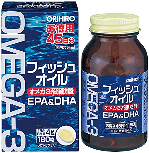 Viên uống bổ mắt Nhật Bản Omega-3 Orihiro 180 viên